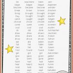 Irregular Verbs Liste – Unterrichtsmaterial Im Fach