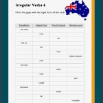 Irregular Verbs Unregelmäßige Verben