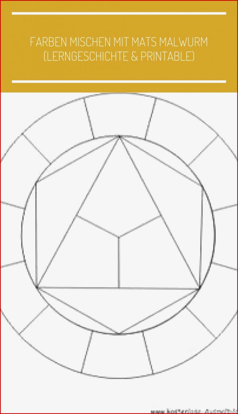 Itten Farbkreis zum Ausmalen farben mischen grundschule