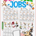 Jobs Cut & Glue Lesen Kleben Englisch