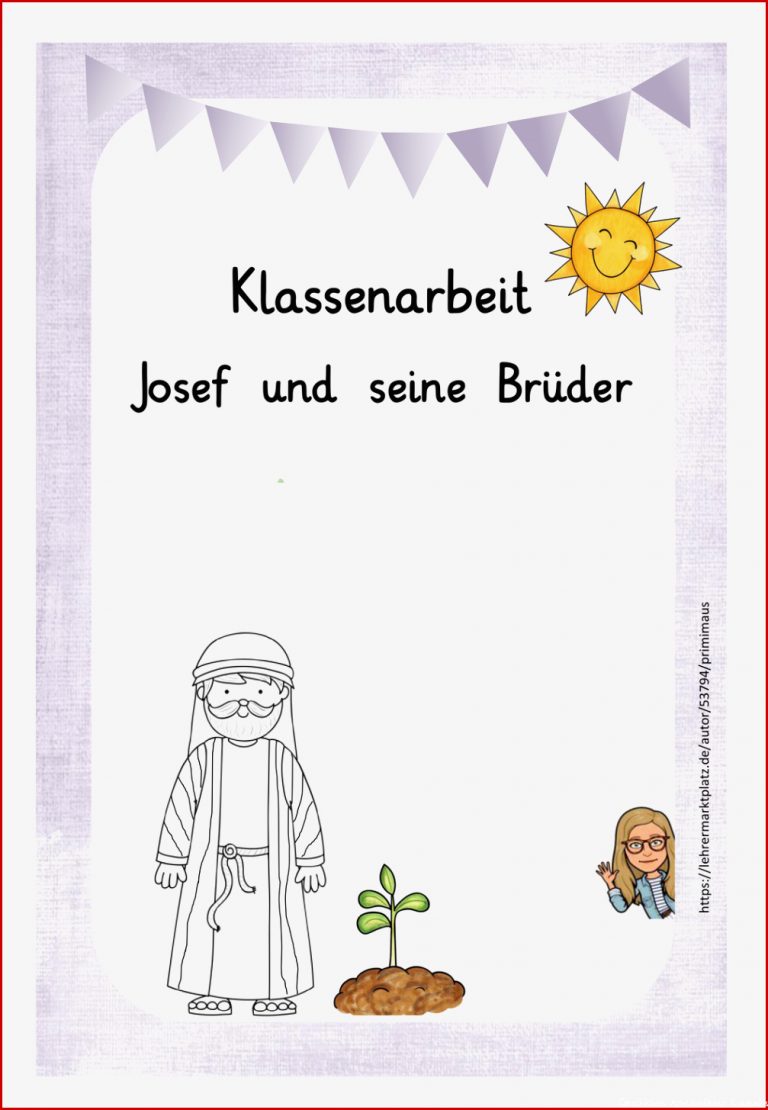 Josef Und Seine Brüder Grundschule Arbeitsblätter Worksheets