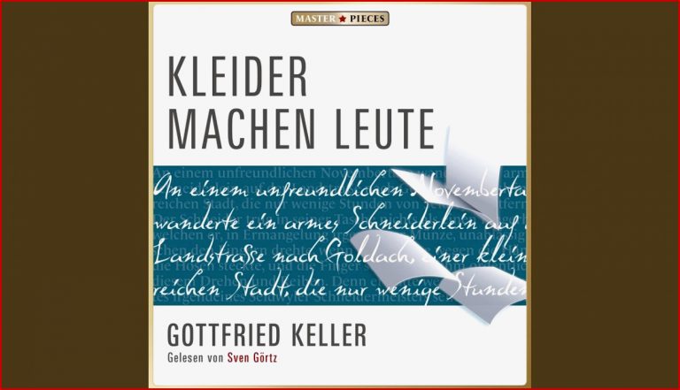 Kapitel 2 Kleider Machen Leute