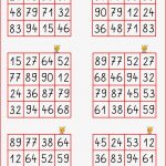 Kariertes Blatt Zum Ausdrucken Kostenlos Zahlen Bingo