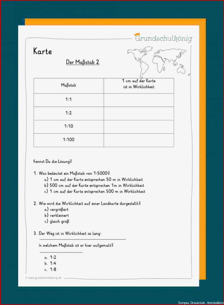 Karte Und Kompass