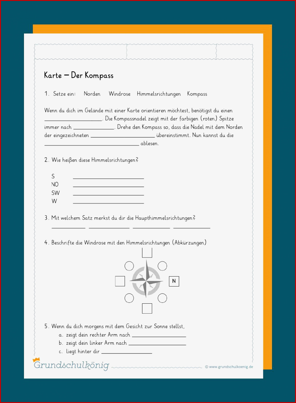 Karte Und Kompass