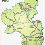 Karte Von Rheinland Pfalz Mit Verkehrsnetz In