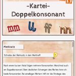 Kartei Doppelkonsonant Doppelter Mitlaut