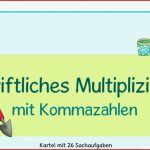 Kartei Schriftl. Multiplikation - Sachaufgaben Zu Kommazahlen.pdf ...