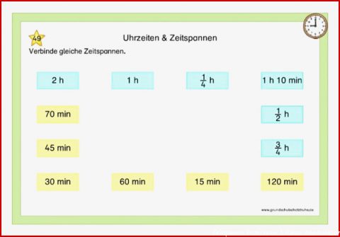 Zeitspannen Berechnen 3. Klasse Arbeitsblätter: 2 Möglichkeiten Sie