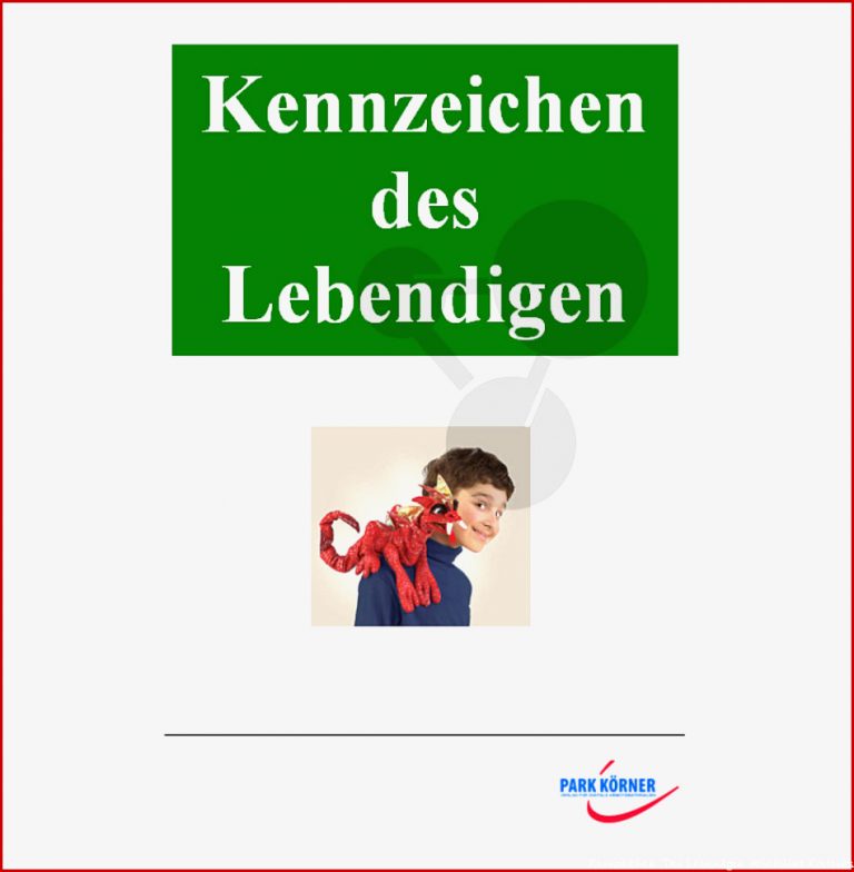 Kennzeichen des Lebendigen