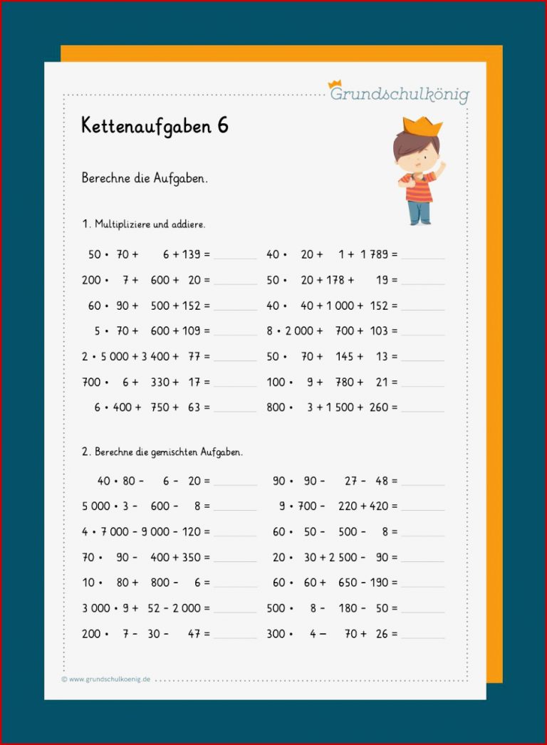 Kettenaufgaben Kostenlosen Download Kettenaufgaben