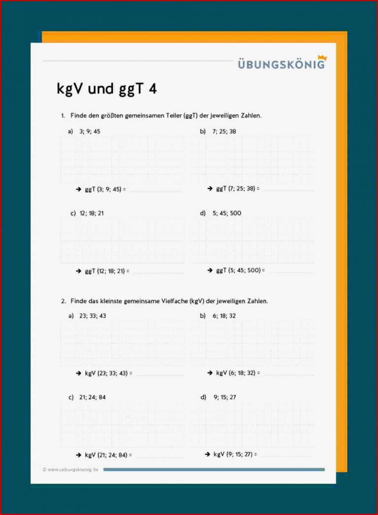 Kgv Und Ggt