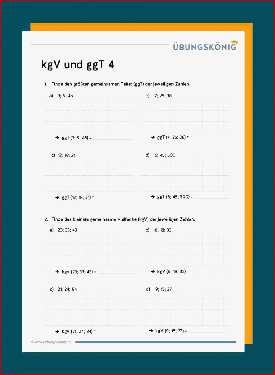 Kgv Und Ggt