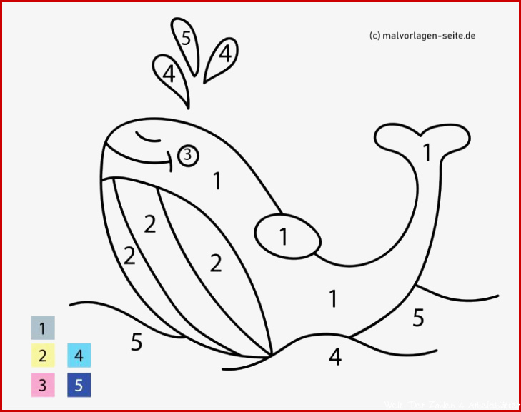 Kinder Malvorlagen Zahlen