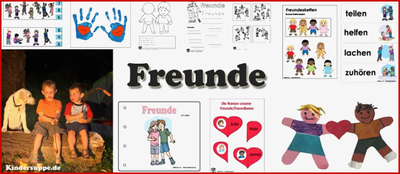 Kindergarten Ideen Zum Projekt Und thema Freunde Und