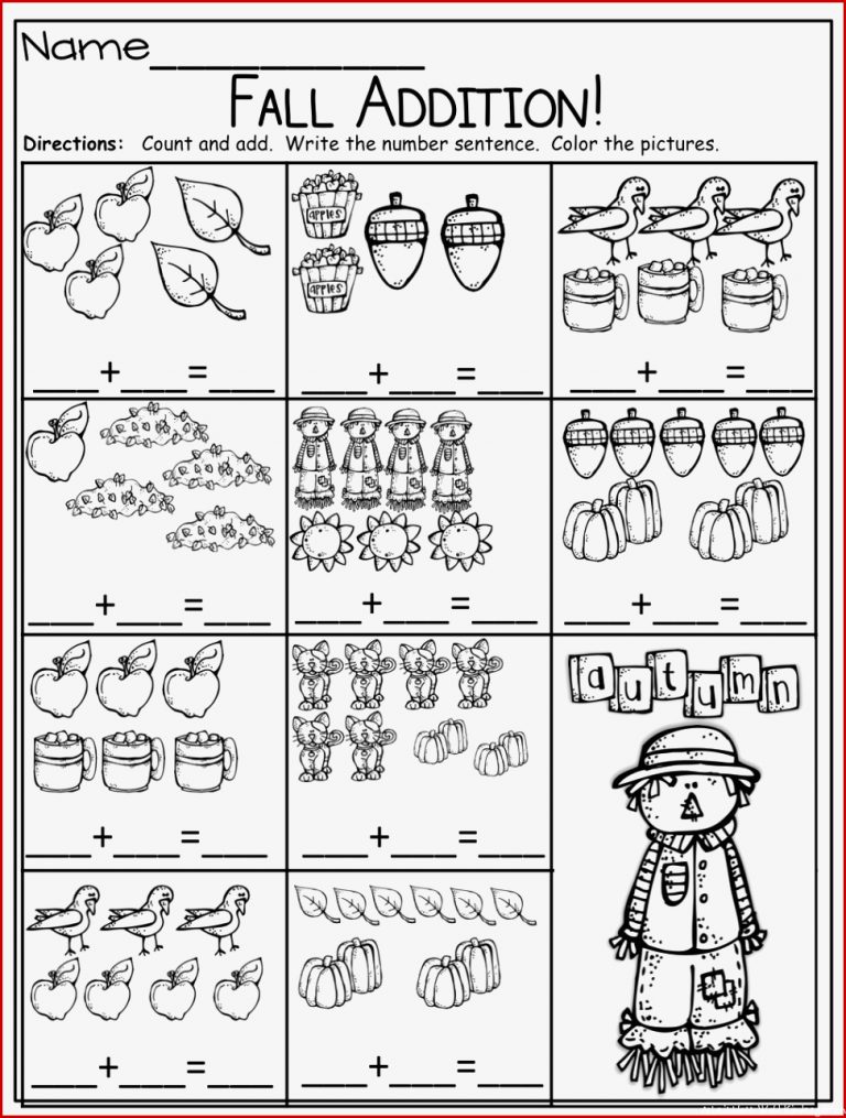 Kindergarten Math Worksheets Best Coloring Pages For Kids