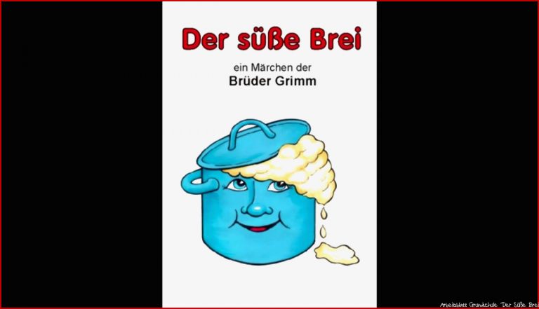 Kindermärchen In Der Urfassung "der Süße Brei Gebrüder