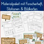 Kinderrechte – Materialpaket Mit forscherheft Stationen