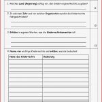 Kinderrechte Unterrichtsmaterial Klasse 4 Kinderrechte