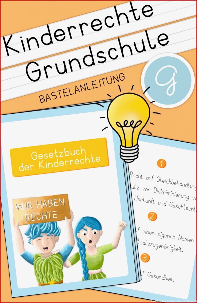 Kinderrechte Unterrichtsmaterial Klasse 4 Nereida Miller