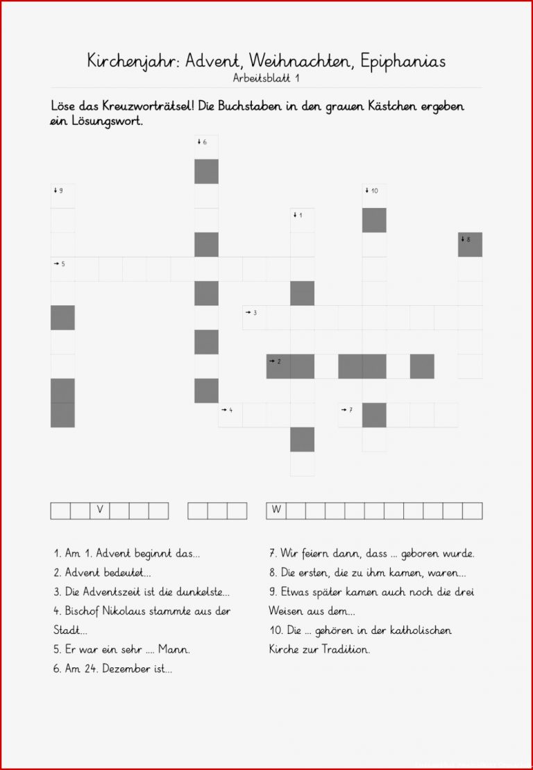 Kirchenjahr Grundschule Arbeitsblätter Kostenlos Worksheets