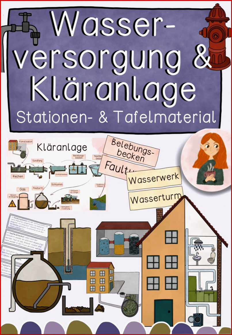 Kläranlage Arbeitsblatt Grundschule Felipa Allen Grundschule