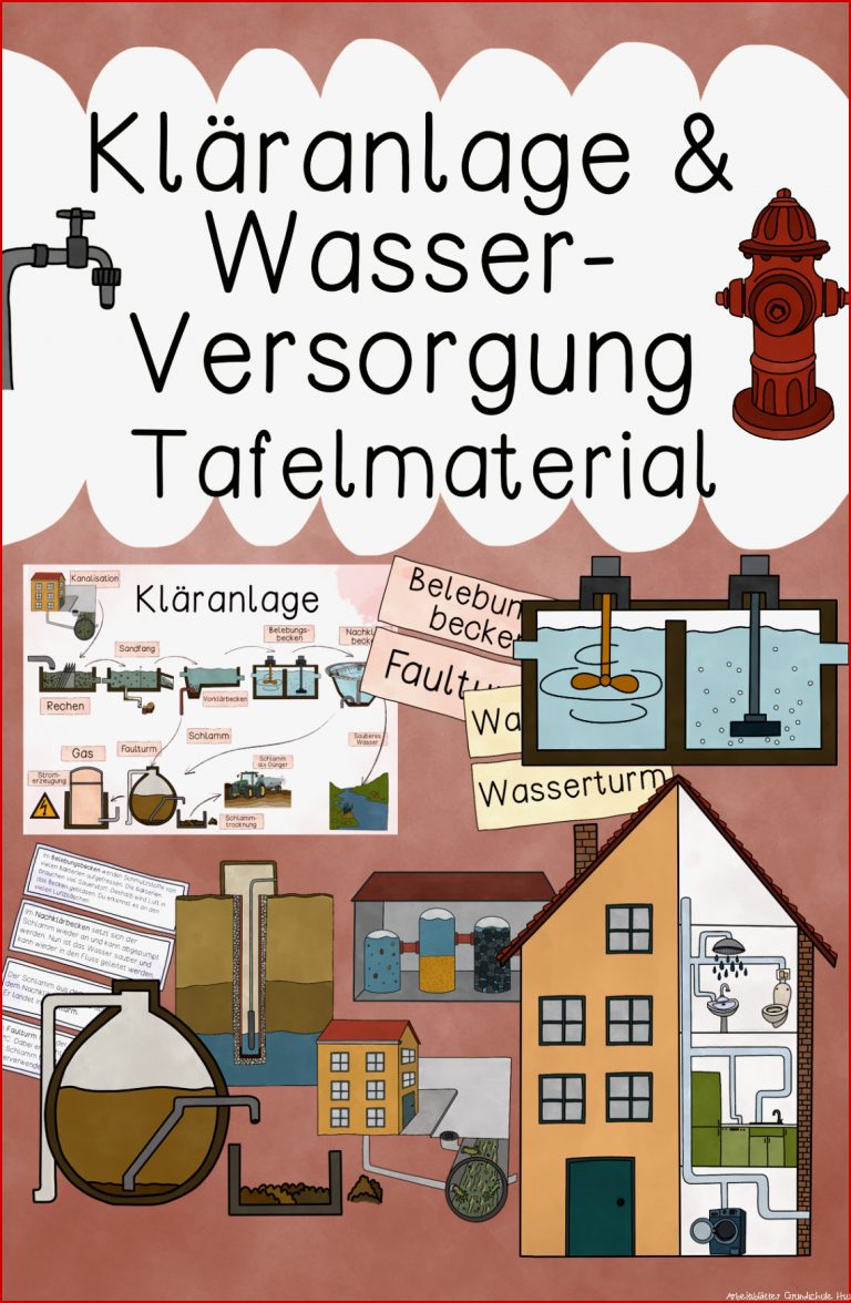 Kläranlage Grundschule Arbeitsblätter Worksheets