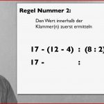 Klammerrechnung In Der Mathematik Grundlagenkurs