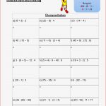 Klammerrechnung Klasse 4 Arbeitsblätter Worksheets