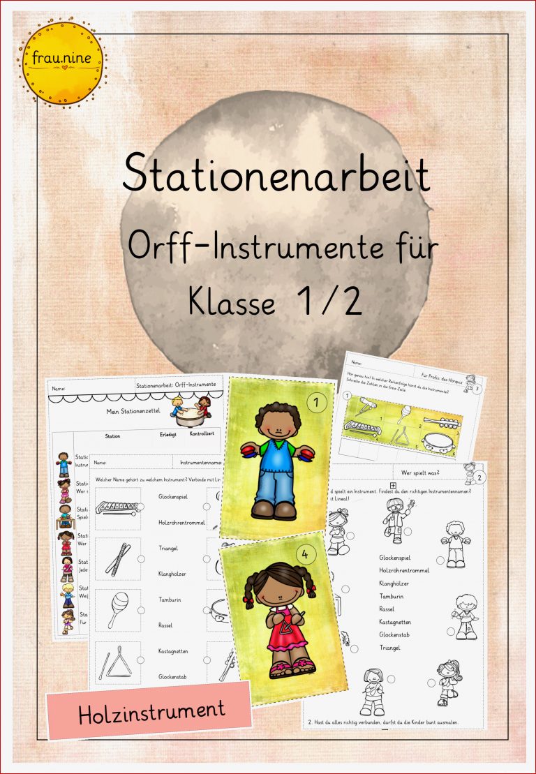 Klanggeschichten Orff Instrumente Grundschule