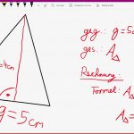 Klasse 8 Flächeninhalt Eines Dreiecks Berechnen