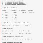 Klassenarbeit Klasse 5 Rechenregeln Ausklammern