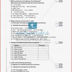 Klassenarbeit Pronouns and Question Words Schwer 1