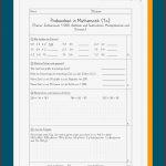 Klassenarbeiten Proben Mathe 3 Klasse