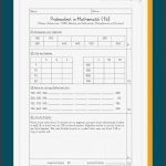 Klassenarbeiten Proben Mathe 3 Klasse Bei Mathematik