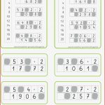 Klecksaufgaben Multiplikation