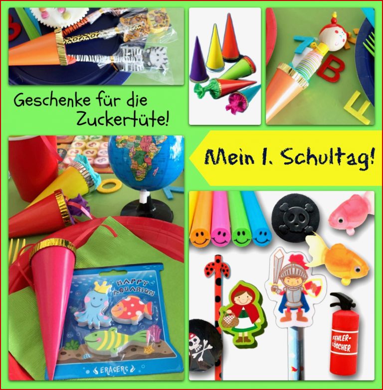 Kleine Geschenke zum Füllen der Schultüte