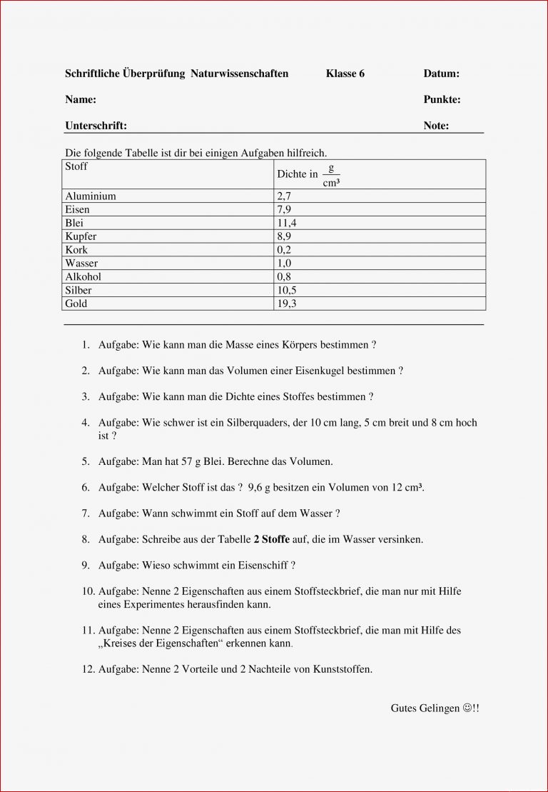 Klett Physik Arbeitsblätter Worksheets