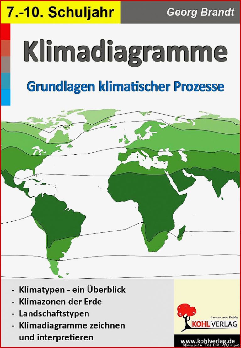 Klimazonen Der Erde Karte Zum Ausmalen Malvorlagen