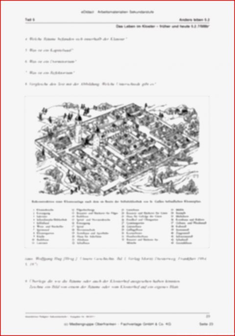 Klöster Im Mittelalter Klasse 7 Kloster Geschichte Klasse 7 Mittelalter Arbeitsblätter - Kostenlose