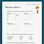 Königspaket Römische Zahlen Mathe 4 Klasse