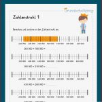 Königspaket Stellenwerttabelle Und Zahlenstrahl Im