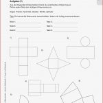 Körpernetze Arbeitsblätter Klasse 5 Worksheets