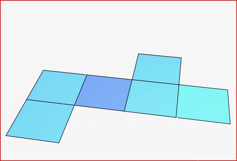 Körpernetze Würfel B5 Schulgrafik Bildmaterial Für