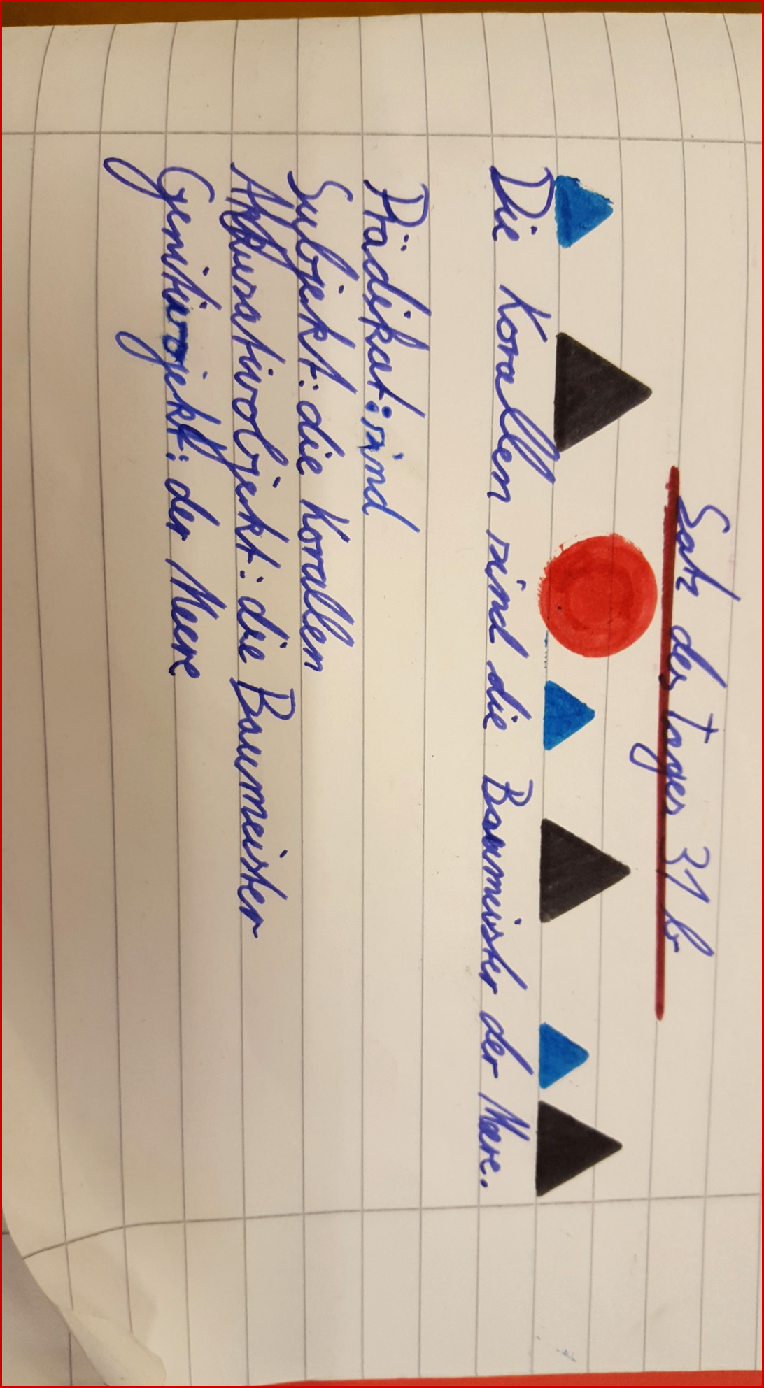 Kontrolle – Satz Des Tages 31b