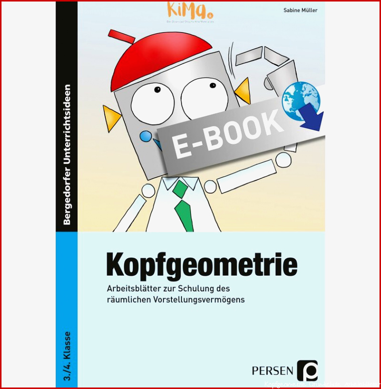 Kopfgeometrie für 3 und 4 Klasse Arbeitsblätter zum