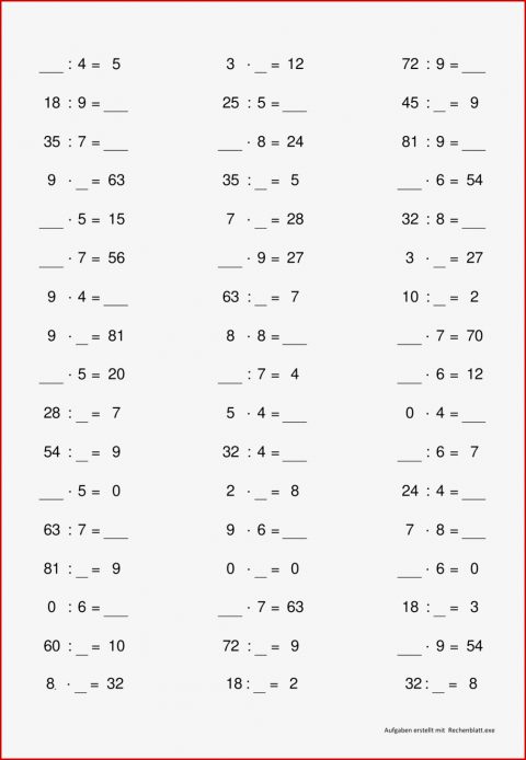 Kopfrechnen Groß – Unterrichtsmaterial Im Fach Mathematik