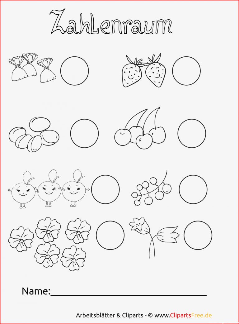 Kostenlose Arbeitsblätter Im Zahlenraum Bis 10