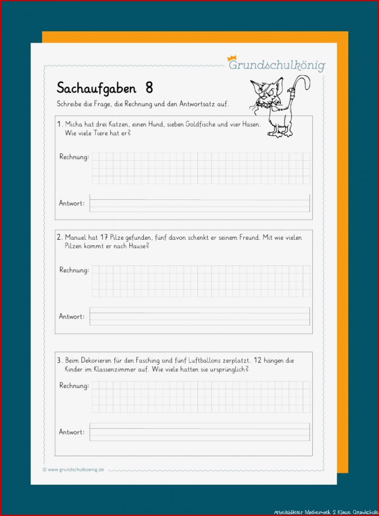 Kostenlose Arbeitsblätter Mathe 3 Klasse Textaufgaben