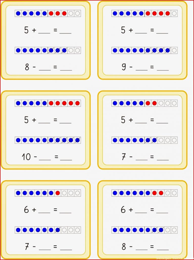 Kostenlose Arbeitsblätter Umkehraufgaben Klasse 1 Zum